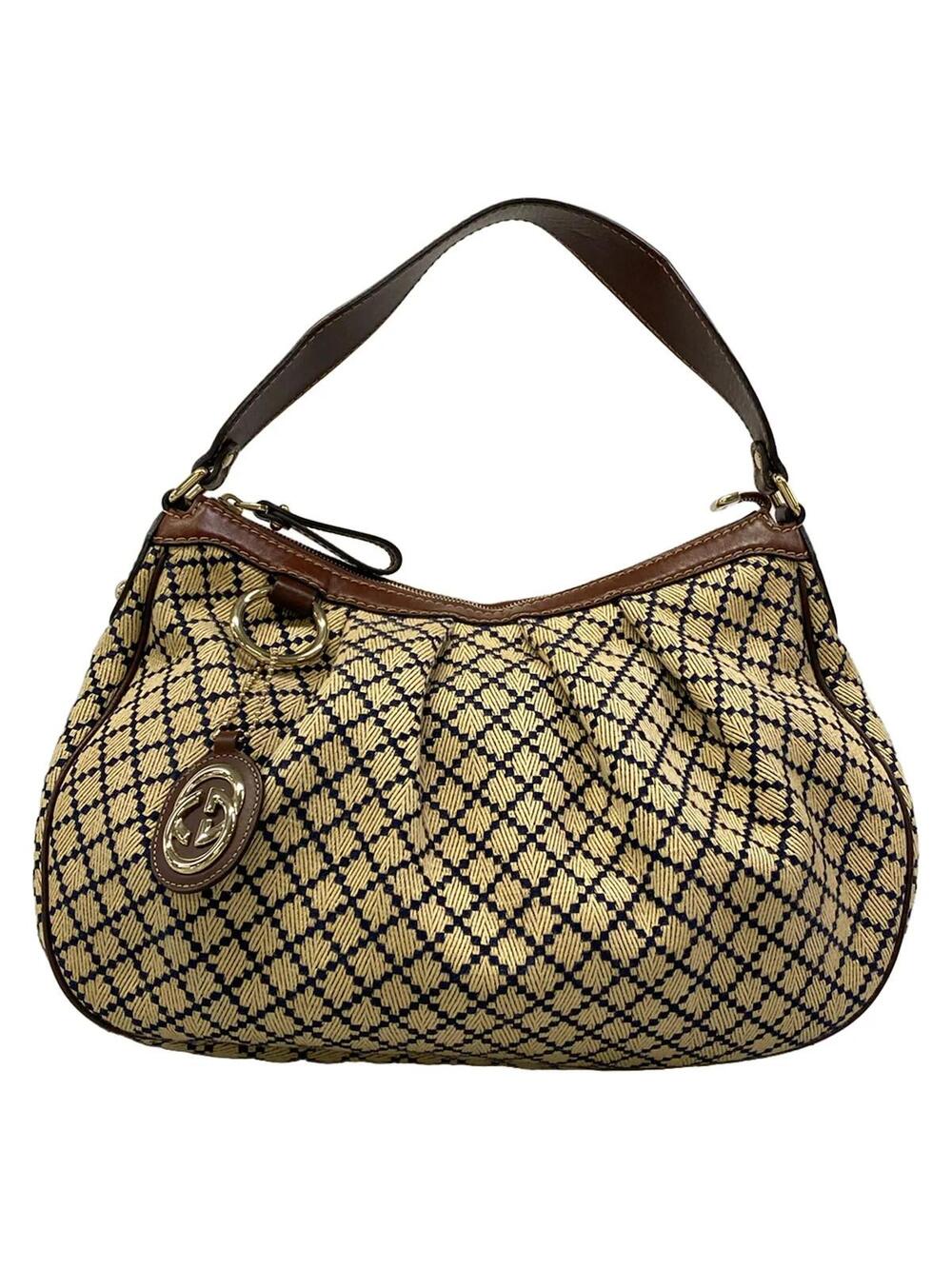 Gucci Sukey Diamante Beige Dark Navy #339835G85B